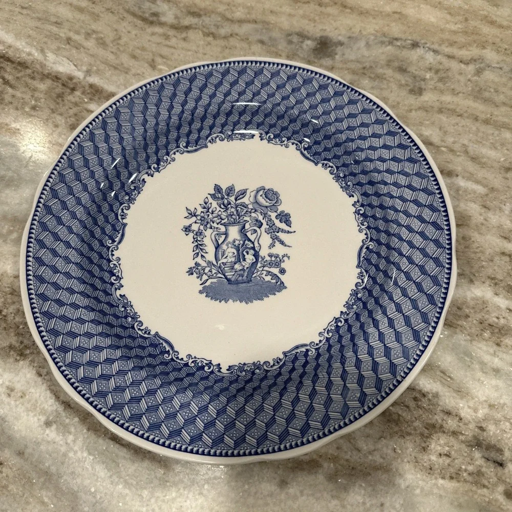 Spode Plate Blue Room Collection Portland Vase Blue & White 10.5